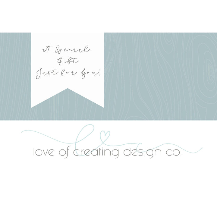 Gift Card-Love of Creating Design Co.