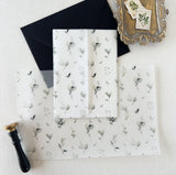 Greenery Leaves Vellum Wrap for DIY Wedding Invitation