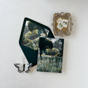 Wildflower Fine Art Vellum Wrap for DIY wedding Invitations