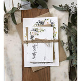 rustic wedding invitation