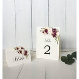 Marsala Table numbers-Table Numbers-Love of Creating Design Co.