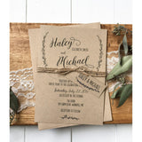 Modern Rustic-Wedding Invitation Suite-Love of Creating Design Co.