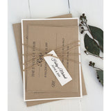 Rustic kraft, Modern-Wedding Invitation Suite-Love of Creating Design Co.