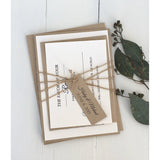 Rustic kraft, Modern-Wedding Invitation Suite-Love of Creating Design Co.
