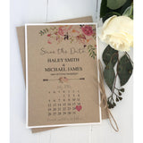 Rustic Boho Chic-Save the Date-Love of Creating Design Co.