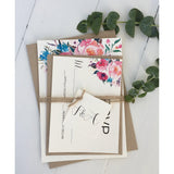 Modern Floral-Wedding Invitation Suite-Love of Creating Design Co.