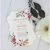 floral save the date