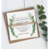 Modern Greenery Table numbers-Table Numbers-Love of Creating Design Co.