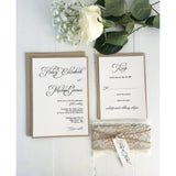 Vintage Lace-Wedding Invitation Suite-Love of Creating Design Co.