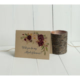 Marsala, Will You be My Bridesmaid?-Bridesmaid Proposal-Love of Creating Design Co.