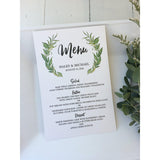 Modern Greenery Table numbers-Table Numbers-Love of Creating Design Co.
