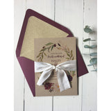 Marsala Save the Date-Save the Date-Love of Creating Design Co.
