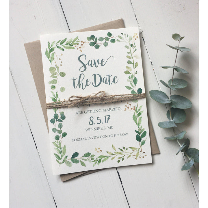 Rustic Chic Save the Date-Save the Date-Love of Creating Design Co.