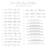 Wildflower Wedding Invitation Custom Printable