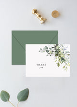 Thank You Cards Wedding, Greenery Wedding