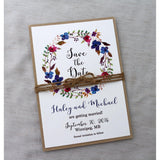 Watercolor Floral-Save the Date-Love of Creating Design Co.