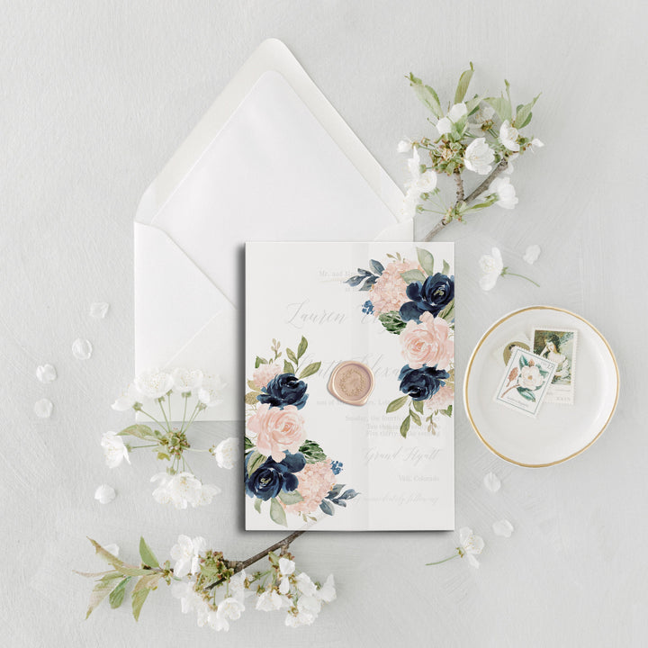 Navy blue best sale wrap for wedding