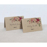 Boho Rustic Floral-Place Cards-Love of Creating Design Co.