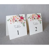 Boho Rustic Chic-Table Numbers-Love of Creating Design Co.