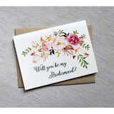 Isabelle - Romantic Floral-Bridesmaid Proposal-Love of Creating Design Co.