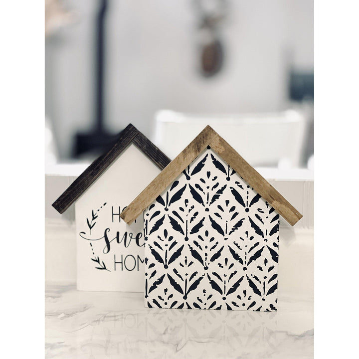 House Shaped Wood Signs