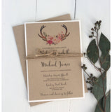 The Hunt is Over-Wedding Invitation Suite-Love of Creating Design Co.