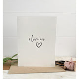 I Love Us | Greeting Card
