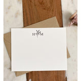 Modern Letterpress Personalized Stationery