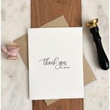 Thank You So Much Greeting Card