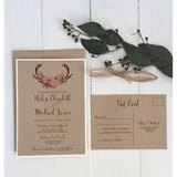 The Hunt is Over-Wedding Invitation Suite-Love of Creating Design Co.