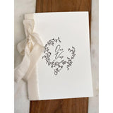 Letterpress Vow Booklet