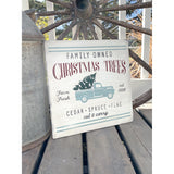 Rustic Christmas Holiday Wood Sign