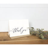 Letterpress Folded Wedding Thank You Card