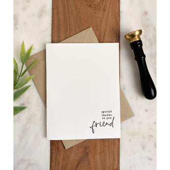 Special Thanks to you Friend | Greeting Card