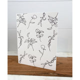 Letterpress Botanical Greeting Card