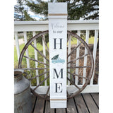 Welcome to Our Home Christmas Holiday Wood Sign