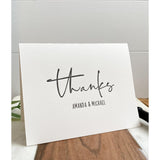 Custom Thanks Greeting Card