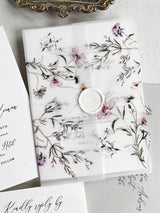 Wildflower Botanical Wedding Invitation