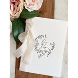 Letterpress Vow Booklet