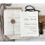 Modern Elegant Wedding Invitation