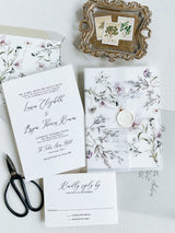 Wildflower Botanical Wedding Invitation