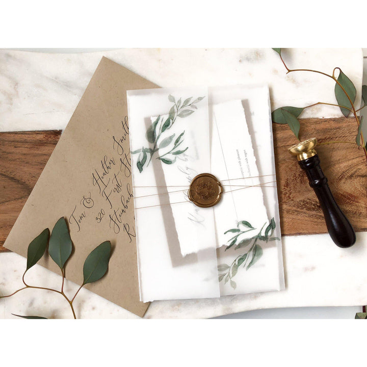 Printed Vellum Wedding Invitations