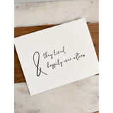 Letterpress Greeting Card, and They Lived Happily ever After