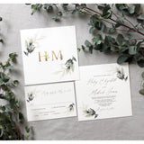 Greenery Botanical Garden Wedding Invitation
