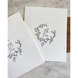 Letterpress Vow Booklet, His Vows and Her Vows