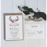 The Hunt is Over-Wedding Invitation Suite-Love of Creating Design Co.