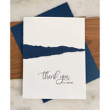 Thank You So Much Letterpress Greeting Card