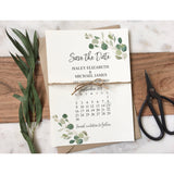 Rustic Greenery Save the Date