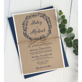 Simply Rustic-Wedding Invitation Suite-Love of Creating Design Co.