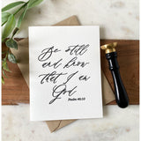 Be Still And Know | Greeting Card